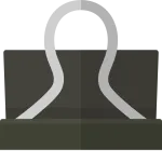Binder Clip SVG Icon